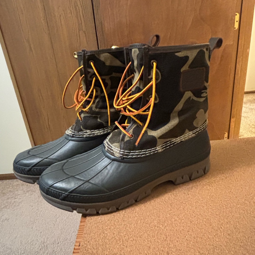 Drake waterfowl canvas and rubber boots